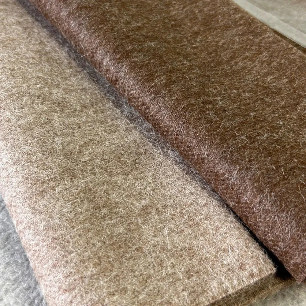 TUMI 100% Baby Alpaca Scarf Brown Unisex Luxury Soft Warm Peru Made Gift Ready‎